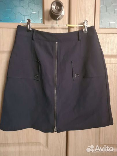 Шорты - юбка цвет чернильный ростовка 164