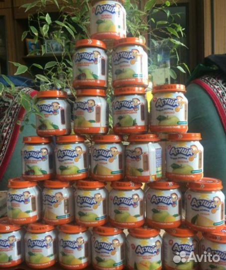 Фруктовое пюре агуша обмен
