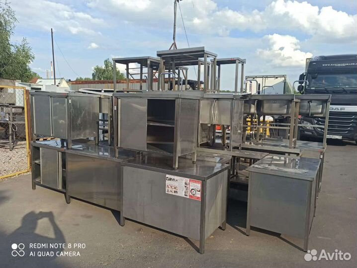 Столы,стелажи,мойки,шпильки полки косынки из нержа