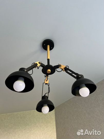 Люстра в стиле лофт