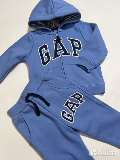 Костюм gap с флисом 80,86,92,98 см