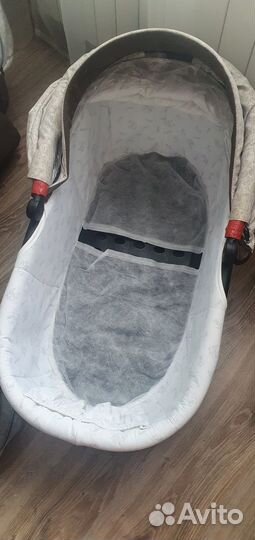 Коляска 2 в 1 indigo эко кожа