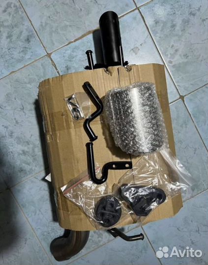 Глушитель на toyota camry v55-70-75