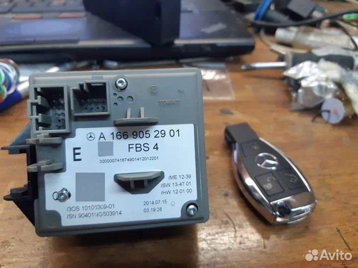 Автозапуск на любой мерседес. Fbs 4