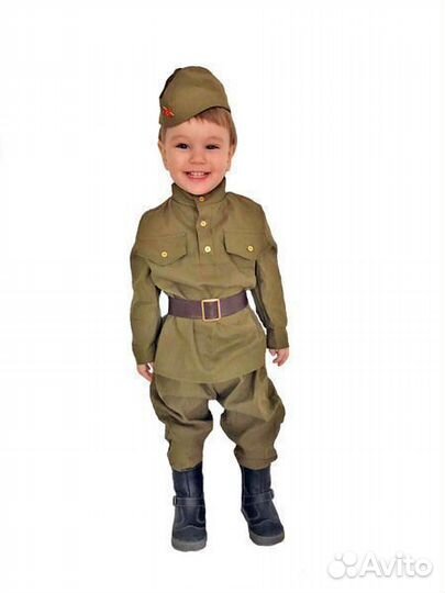 Костюм солдата на рост 82-92 см, 94-104 см