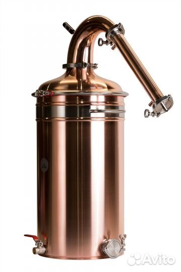 Медный самогонный аппарат Pot Still 45 л MaxCuprum