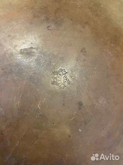 Латунная сковорода. таз для варенья