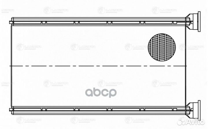 Радиатор отопителя 1,248 LRH1152 luzar
