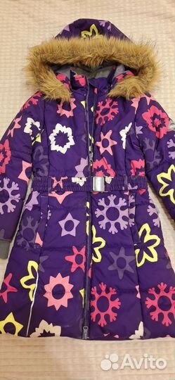 Куртка пальто зимнее для девочки 116 122