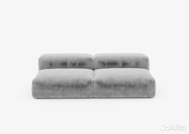 Дизайнерский диван минимализм двухместный