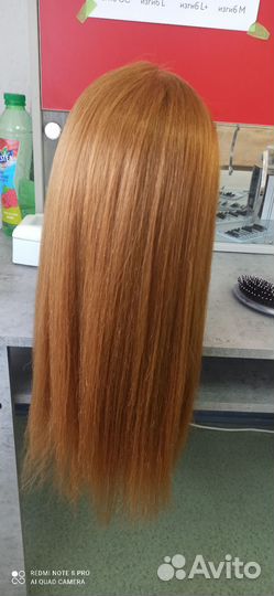 Голова манекен натуральные волосы