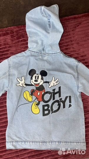 Джинсовая куртка детская 122