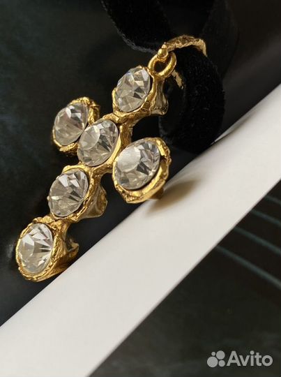 Винтажный крест Christian Lacroix оригинал 90е