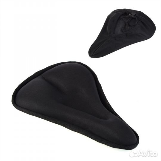 Чехол на велосипедное седло 28х16х2 см черный