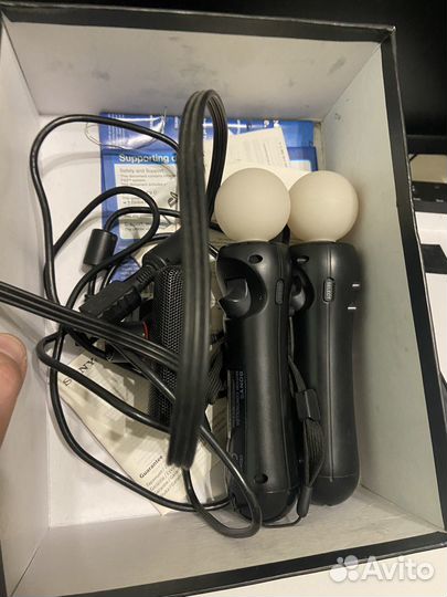 PS 3 Super Slim 500 + 2 PS Move + 2 Геймпада