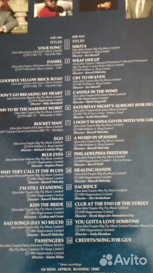 Лазерный диск The Very Best Of Elton John, UK, PAL