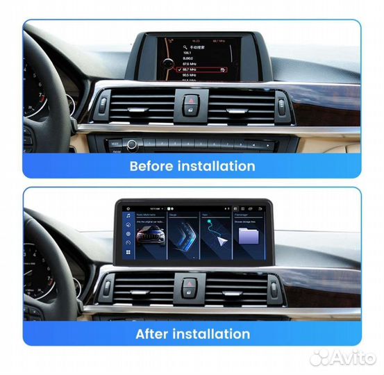 Магнитола BMW F30 на андройде