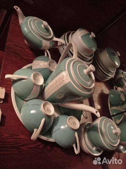 Фарфоровый чайный сервиз гдр