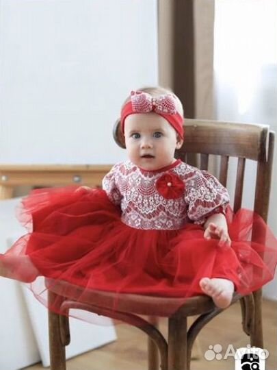 Платье для девочки 92