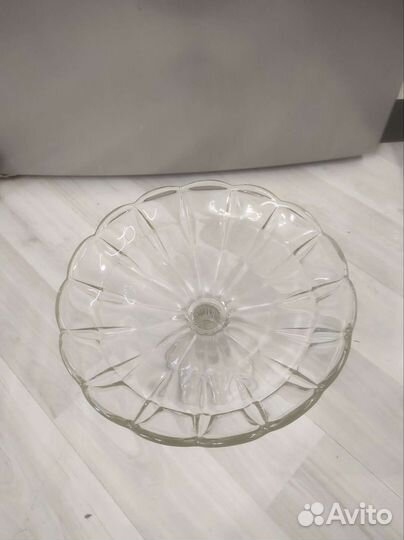 Ваза для фруктов на ножке СССР