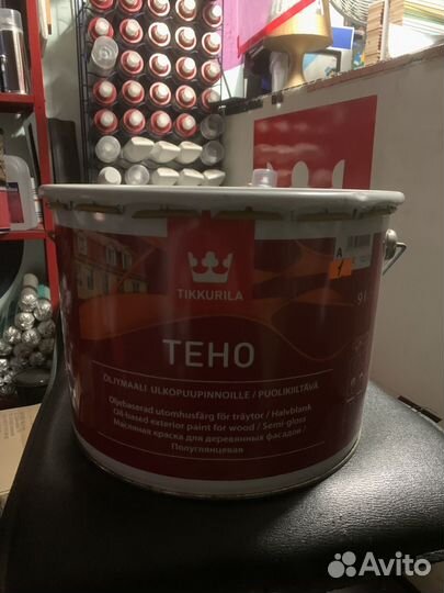 Фасадная краска Tikkurila масляная Teho