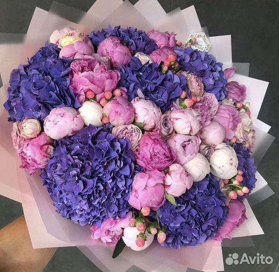 Пионы, Букет пионов, 9 пионов, 15 пионов