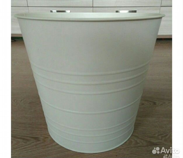 Кашпо жестяное икея большое