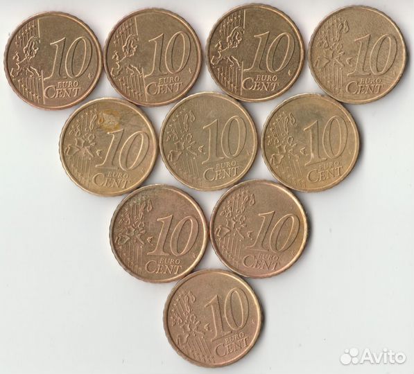 Монеты. Евроценты, evrocent