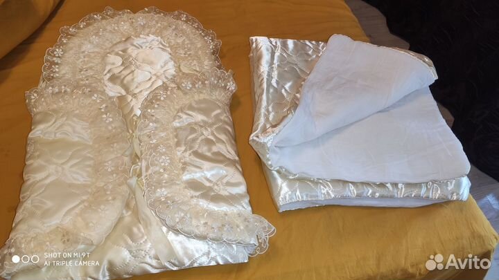 Конверт и одеяло на выписку