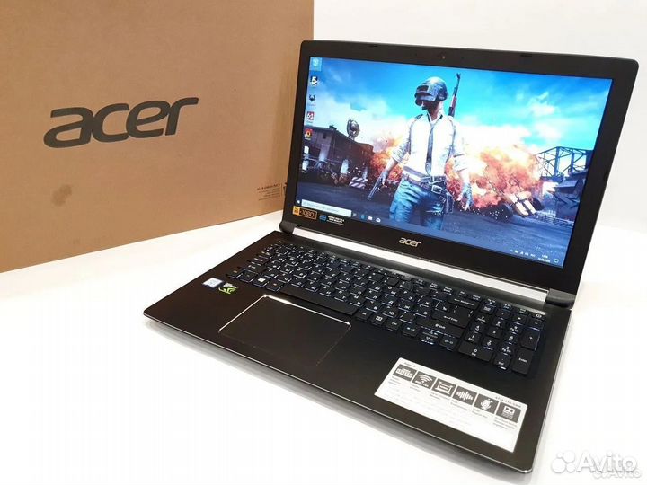 Acer Gaming i5-7300H 8Gb DDR4 GTX 1050 SSD+1000