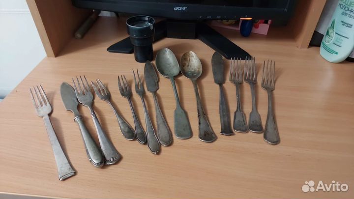 Старинный столовых приборов до 1917