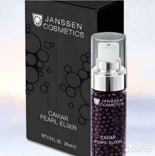 Janssen cosmetics линейка с чёрной икрой