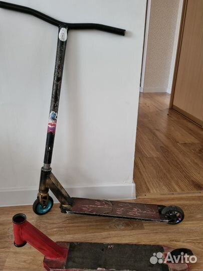 Трюковой самокат(на запчасти )