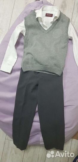 Школьная форма для мальчика 122 128 пакетом