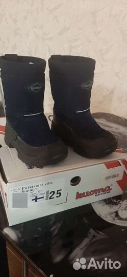 Сапожки синие kuoma 25р