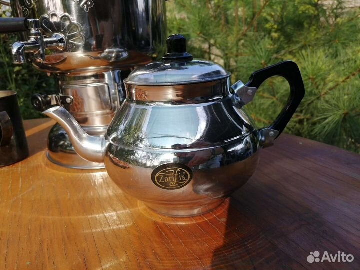 Турецкий самовар на дровах с чайником. Sozenler