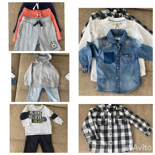 Пакет вещей на мальчика 86/92/98