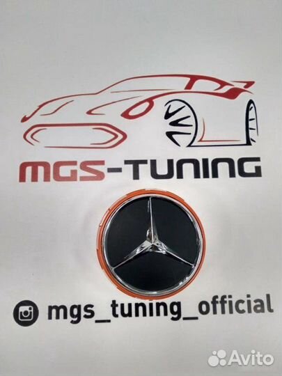 Колпачок в ступицу бочка оранжевый Mercedes