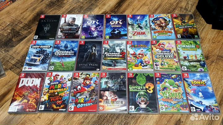 Игры для Nintendo Swich, PS4, PS5 (обмен)