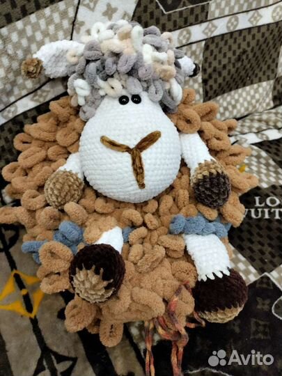 Мягкая игрушка овечка,пижамница,комфортер,подарок