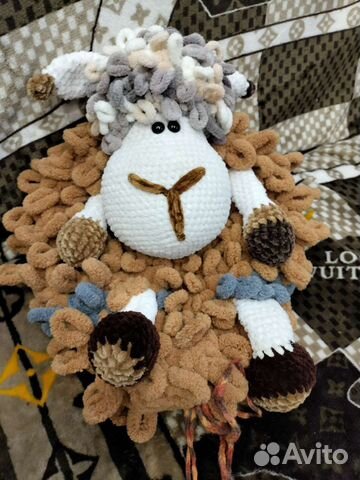 Мягкая игрушка овечка,пижамница,комфортер,подарок