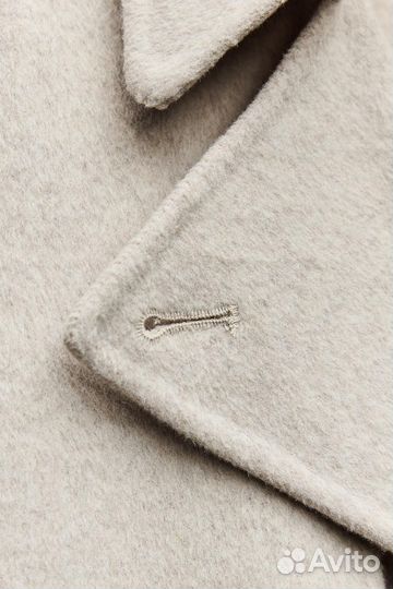 Полушерстяное пальто С поясом ZW collection Zara