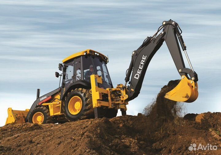 Услуги экскаватора-погрузчика