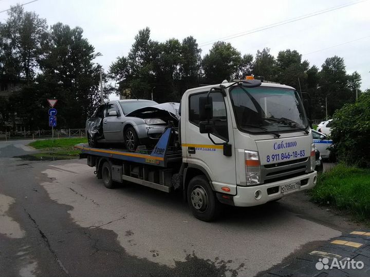 Эвакуатор из Ульяновки (Саблино) Тосненский р-он