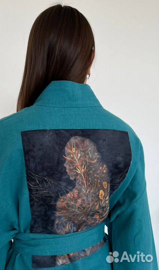 Платье кимоно женское