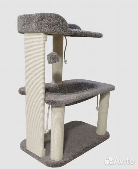 Когтеточка с гамаком и лежанкой