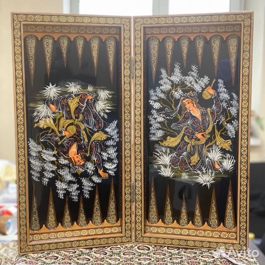 Шахматы-Нарды Хатам Иран Ручная Работа