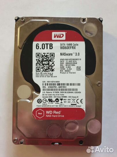 HDD WD RED 6TB