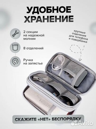 Органайзер дорожный для проводов