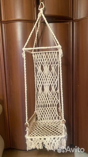 Качели подвесные плетеные ручная работа Куба